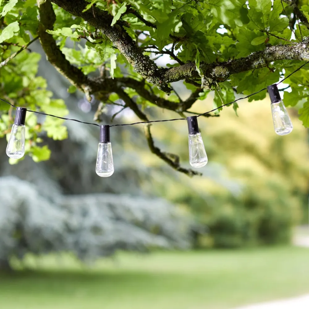 SMART GARDEN Solcellelamper > LED-lyskæde Eureka Vintage, 10 lyskilder, IP44