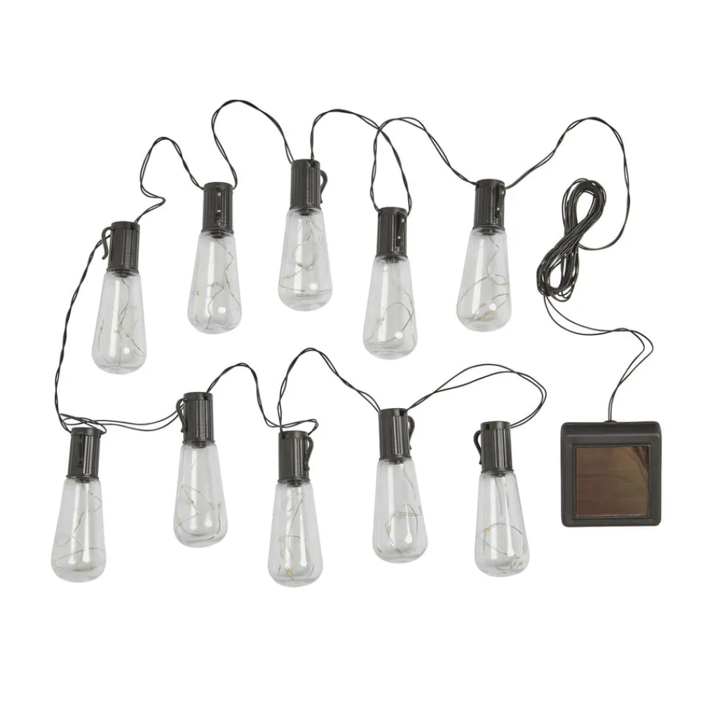 SMART GARDEN Solcellelamper > LED-lyskæde Eureka Vintage, 10 lyskilder, IP44