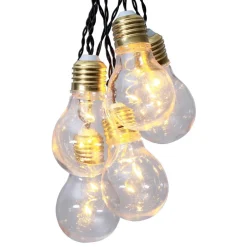 STAR TRADING Dekorationsbelysning > LED-lyskæde Glow Battery m. fem lysk.