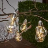 STAR TRADING Dekorationsbelysning|Solcellelamper > LED-lyskæde Glow, klar, varmhvid, 190 cm lang