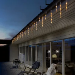 Julepynt|Lysnet, Lysforhæng ^ Konstsmide Christmas LED lyskæde istappe 500 cm