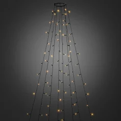 Dekorationsbelysning|Julepynt ^ Konstsmide Christmas LED-lyskæde Lyskappel med 8 strenge