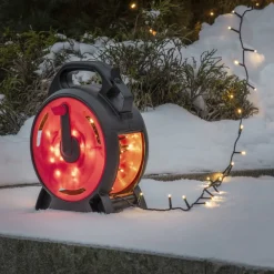 Konstsmide Christmas Julepynt|Julelys Udendørs > LED lyskæde Micro varm hvid 200-flamme 13,93m
