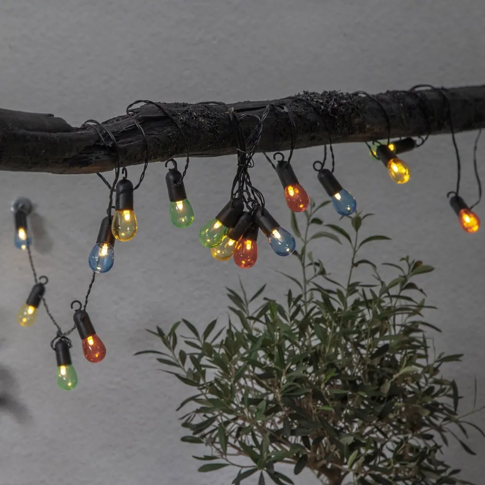 STAR TRADING Dekorationsbelysning > LED-lyskæde Small Hooky, farverige