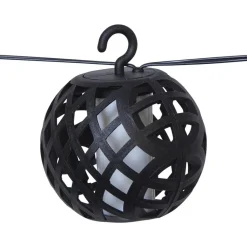STAR TRADING Dekorationsbelysning|Solcellelamper > LED-lyskæde solcelle Flame med flamme effekt