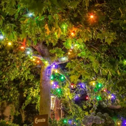 Konstsmide Christmas Dekorationsbelysning > LED-lyskæde til forlængelse af ølhaven, farverig