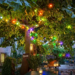 Konstsmide Christmas Dekorationsbelysning > LED-lyskæde til forlængelse af ølhaven, farverig