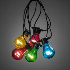 Konstsmide Christmas Dekorationsbelysning > LED-lyskæde til forlængelse af ølhaven, farverig