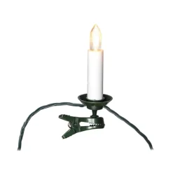 Konstsmide Christmas Dekorationsbelysning > LED-lyskæde top pærer IP20 rav 16-flamme