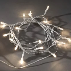 Konstsmide Christmas Dekorationsbelysning|Julepynt > LED-lyskæde t. udendørs m. lyssensor IP44 ww