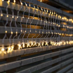 Julepynt|Vinduesdekoration ^ STAR TRADING LED-lysnet StarNet klar plast længde 480 cm 160 LED'er