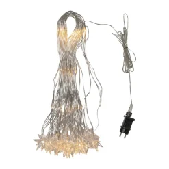 Julepynt|Vinduesdekoration ^ STAR TRADING LED-lysnet StarNet klar plast længde 480 cm 160 LED'er