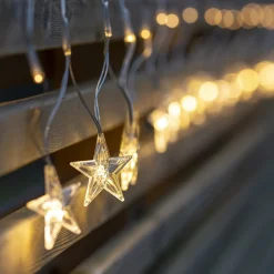 Julepynt|Vinduesdekoration ^ STAR TRADING LED-lysnet StarNet klar plast længde 480 cm 160 LED'er