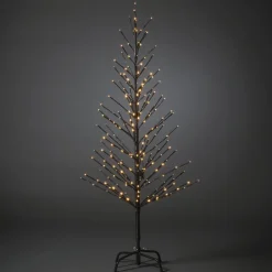 Konstsmide Christmas Julepynt|Juletræer > LED-lystræ, sort, 150 cm