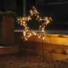 Dekorationsbelysning|Julepynt ^ Konstsmide Christmas LED-metalstjerne med jordspyd, sort