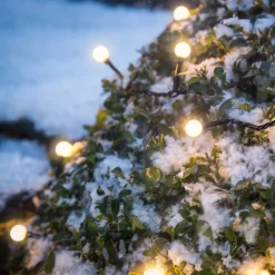 Konstsmide Christmas Julepynt|Julelys Udendørs > LED mini lyskæder til udendørs brug 80fl. varm hvid