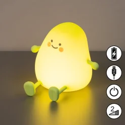 FH Lighting Bordlamper > LED-natbordslampe mango, hvid, timer, dæmpbar