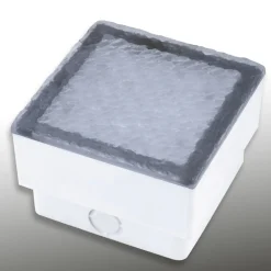 Nedgravet Udebelysning|Udendørs Spot ^ Heitronic LED nedgravningslampe belægningssten Akiaki, 10 cm, gangbar