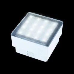 Nedgravet Udebelysning|Udendørs Spot ^ Heitronic LED nedgravningslampe belægningssten Akiaki, 10 cm, gangbar