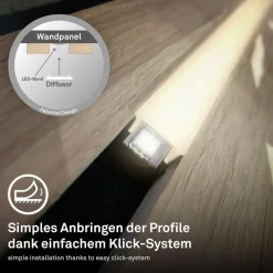 Briloner Dekorationsbelysning|Led Strips > LED-panel Pimp your panel, forlængersæt, længde 2,6 m