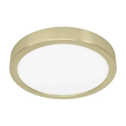 EGLO Loftlamper > LED-panel til overflademontering Fueva 5 IP20 830 messing Ø21cm