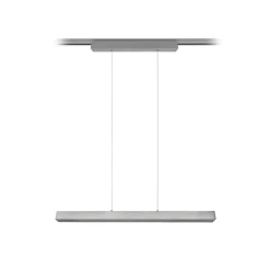 Skinnesystem ^ Trio Lighting LED-pendellampe Paros DUOline, bjælke, nikkel