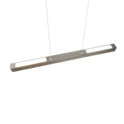 Skinnesystem ^ Trio Lighting LED-pendellampe Paros DUOline, bjælke, nikkel