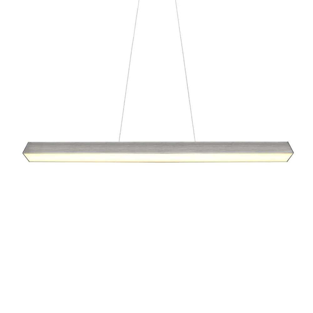 Skinnesystem ^ Trio Lighting LED-pendellampe Paros DUOline, bjælke, nikkel