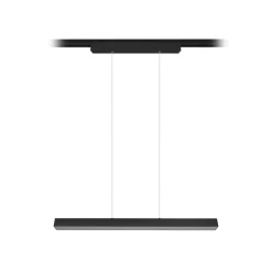 Skinnesystem ^ Trio Lighting LED-pendellampe Paros DUOline, bjælke, sort