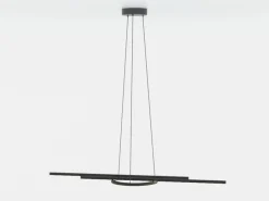 Pendellamper ^ EGLO LED-pendel Zillerio-Z sort ZigBee CCT dim