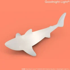 Dekorationsbelysning|Terrassebelysning ^ Goodnight Light LED-pære BOBB the shark lamp, flydende, RGBW