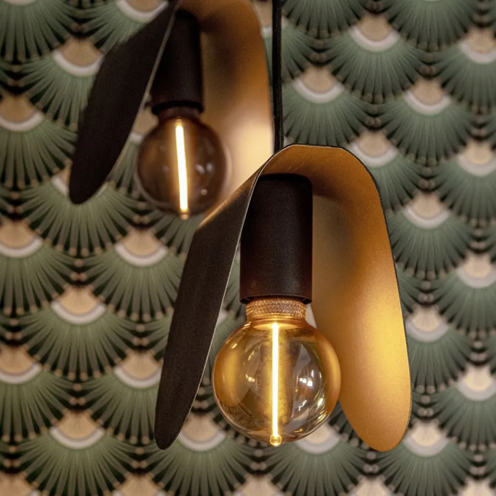 Dæmpbar Led-Pære|Filament Pære ^ STAR TRADING LED-pære DecoLED One G80 E27 2 W amber 1.800K 3-trins