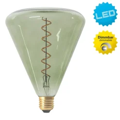 Filament Pære ^ Näve LED-pære Dilly E27 4W 2200K dæmpbar, grøntonet