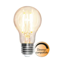 STAR TRADING Dæmpbar Led-Pære|Led Pærer > LED-pære, dråbe, E27, 8 W, 2.700 K, glødetråd, dæmpbar.