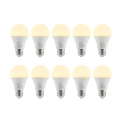 Arcchio Led Pærer > LED-pære E27 A60 9,5 W 3.000 K opal sæt med 10 stk