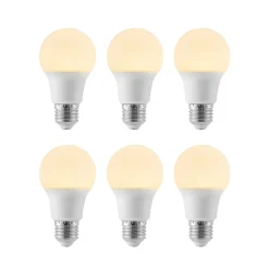 Arcchio Led Pærer > LED-pære E27 A60 8 W 3.000 K opal, sæt med 6 stk