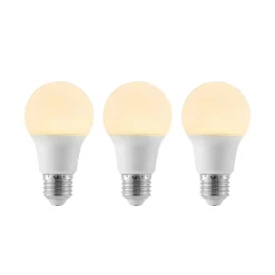 Arcchio Led Pærer > LED-pære E27 A60 8 W 3.000 K opal, sæt med 3 stk
