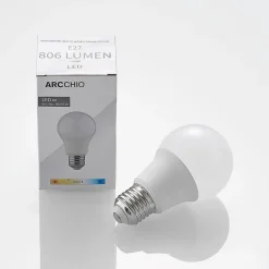 Arcchio Led Pærer > LED-pære E27 A60 8 W 3.000 K opal, sæt med 3 stk