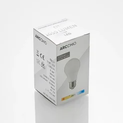 Led Pærer ^ Arcchio LED-pære E27 A60 9,5 W 3.000 K opal, sæt med 3 stk