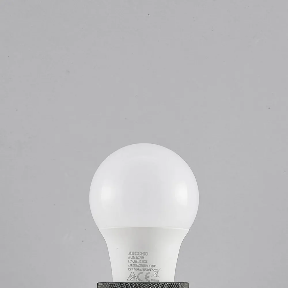 Arcchio Led Pærer > LED-pære E27 A60 4,9 W 3.000 K opal, sæt m. 3 stk