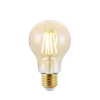Arcchio Dæmpbar Led-Pære|Filament Pære > LED-pære E27 A60 6,5W 2.500K ravfarvet 3-trins dæmpbar