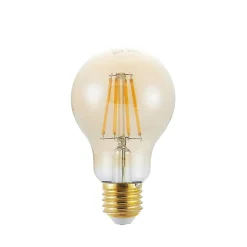 Arcchio Dæmpbar Led-Pære|Filament Pære > LED-pære E27 A60 6,5W 2.500K ravfarvet 3-trins dæmpbar