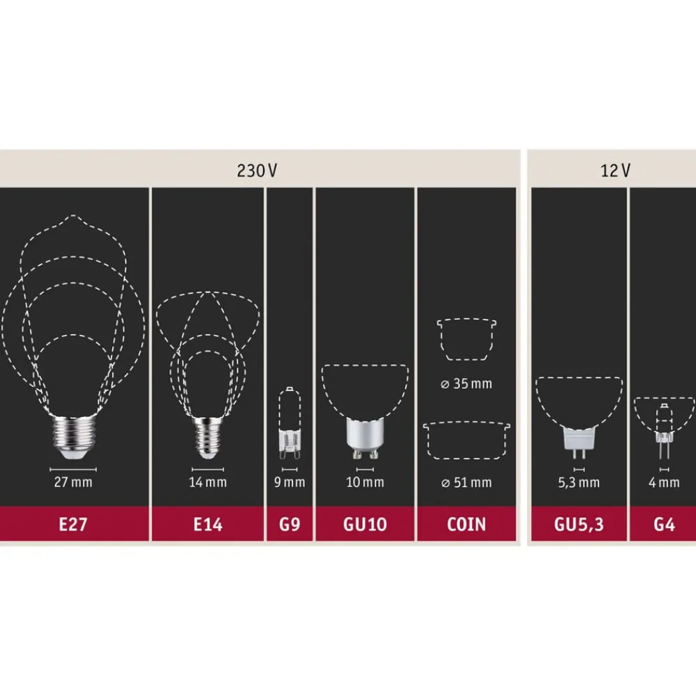Dæmpbar Led-Pære|Led Pærer ^ Paulmann LED-pære E27 A60 7,5W 840 matt dæmpbar