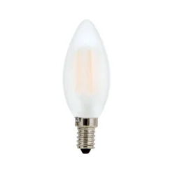 Dæmpbar Led-Pære ^ ORION LED-pære E14 C35, mat, 6W, 2.700 K, 720 lm, dæmpbar