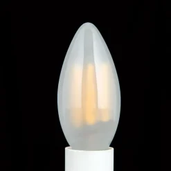 Dæmpbar Led-Pære ^ ORION LED-pære E14 C35, mat, 6W, 2.700 K, 720 lm, dæmpbar