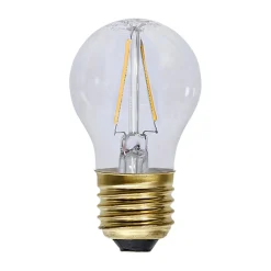 STAR TRADING Filament Pære|Led Pærer > LED-pære E27 G45 filament 1,5W 2.100 K Soft Glow