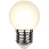 Led Pærer ^ STAR TRADING LED-pære E27 G45 til lyskæder, hvid 2.700K