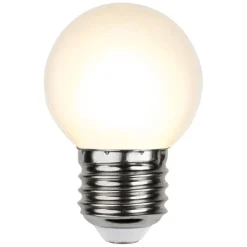 Led Pærer ^ STAR TRADING LED-pære E27 G45 til lyskæder, hvid 2.700K