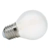 Dæmpbar Led-Pære|Led Pærer ^ ORION LED-pære E27 G45 4,5 W mat 827, kan dæmpes