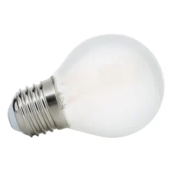 Dæmpbar Led-Pære|Led Pærer ^ ORION LED-pære E27 G45 4,5 W mat 827, kan dæmpes